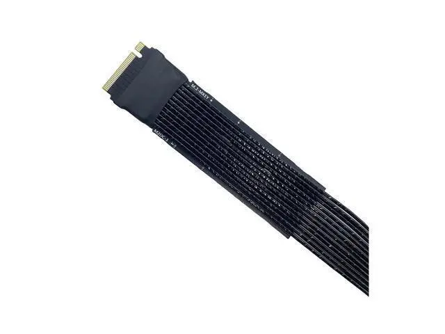 Alt view image 7 of 7 - PCIe 4.0 X4 Extension Cable Compatible with M.2 M Key NVME to Oculink SFF-8611 4iSFF-8612 External gen4 Adapter M2OC1C (40CM)