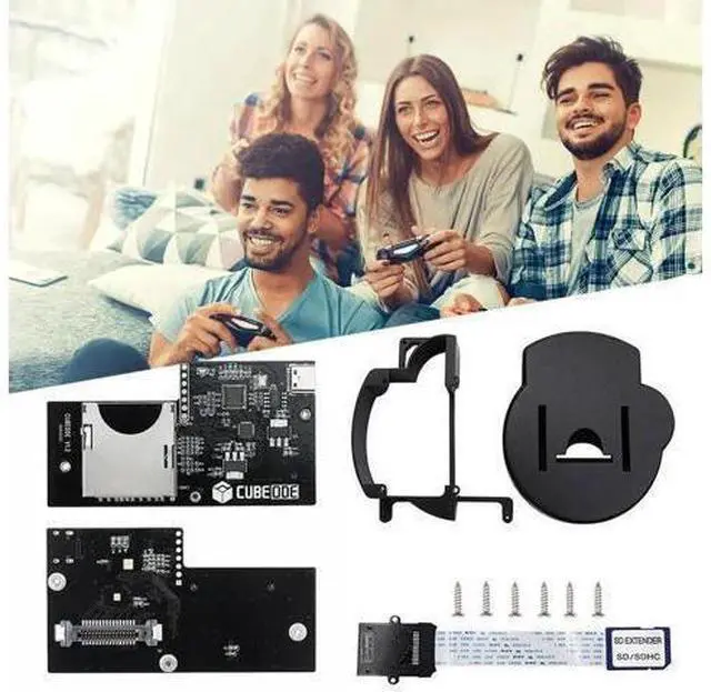 Main image of CUBEODE V1.2 Optical Drive Emulator Upgraded No SD2SP2/SDGecko Required Replace DVD Drive for NGC GameCube Game Console