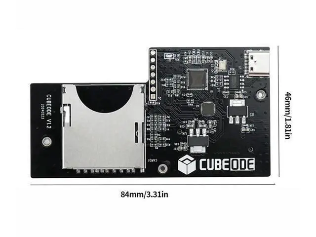 Alt view image 2 of 5 - CUBEODE V1.2 Optical Drive Emulator Upgraded No SD2SP2/SDGecko Required Replace DVD Drive for NGC GameCube Game Console