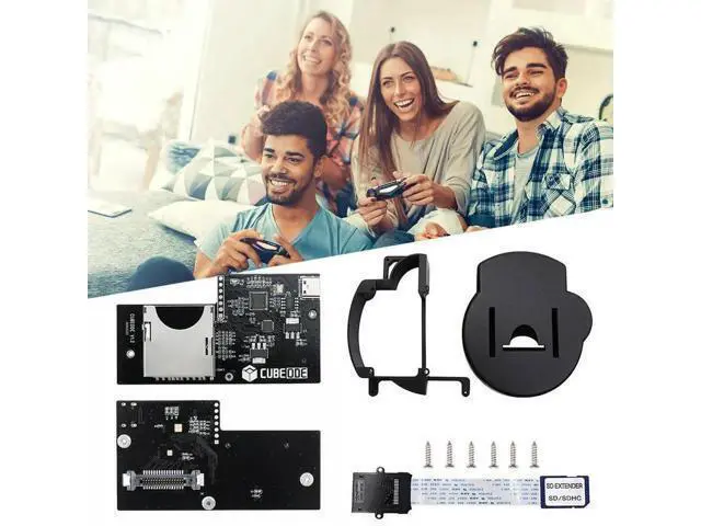 Alt view image 3 of 5 - CUBEODE V1.2 Optical Drive Emulator Upgraded No SD2SP2/SDGecko Required Replace DVD Drive for NGC GameCube Game Console