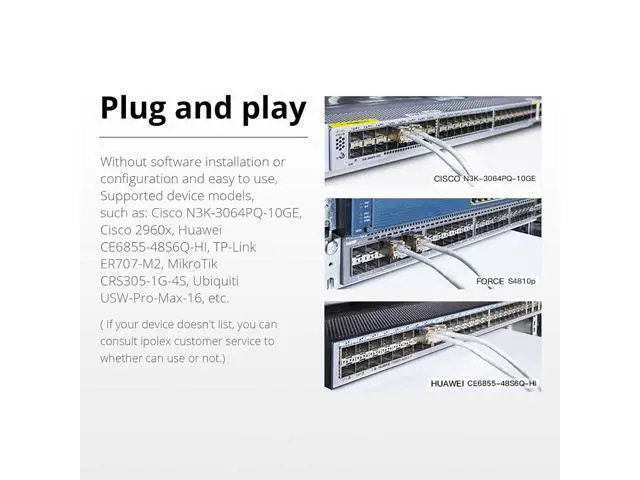 Alt view image 4 of 7 - 10Gb SFP+ RJ45 Module, 10Gbase-T Ethernet Module Support 10G/5G/2.5G, up to 30M, Compatible with Cisco, Ubiquiti, UniFi, Meraki, MikroTik, Supermicro and More (Model: RTL8261)