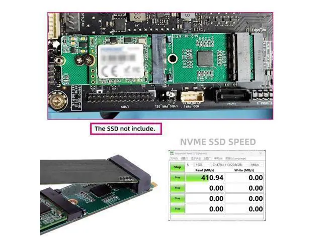Alt view image 4 of 7 - Daul Port M.2 NVME Expansion Card Adapter,PCIE M-Key 1 to 2 M-Key NVME SSD Card Adapter for 2230/2280mm SSD