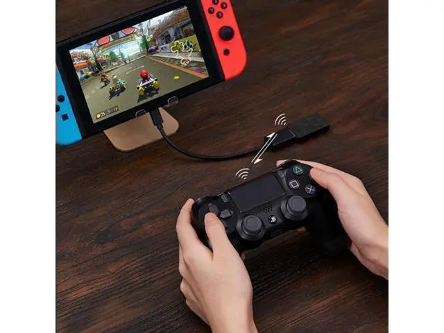 Alt view image 6 of 7 - USB Wireless Adapter 2 for Windows, Mac & Raspberry Pi, Compatible with Xbox Series X & S Controller, PS5/PS4/PS3 Controller with OTG Cable