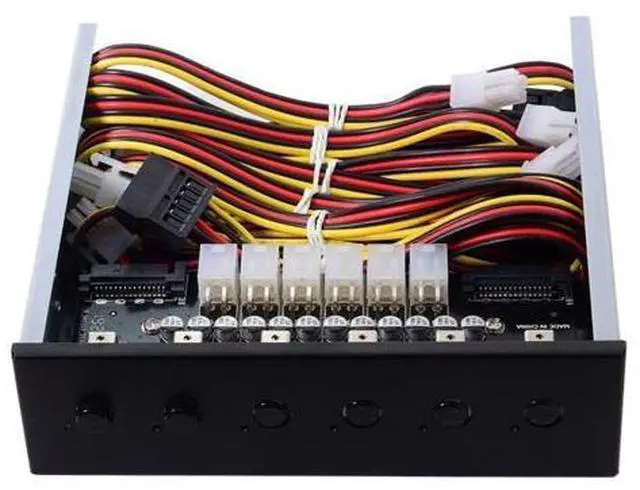 Main image of CY Hard Disk 6 Ways Control System Intelligent Control Management System HDD SSD Power Switch with 5.25 CD-ROM Bay