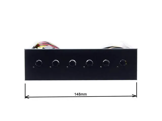 Alt view image 4 of 7 - CY Hard Disk 6 Ways Control System Intelligent Control Management System HDD SSD Power Switch with 5.25 CD-ROM Bay