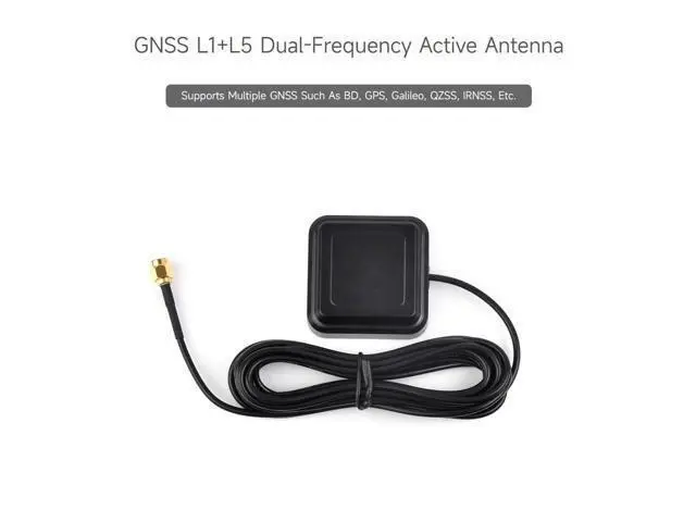 Alt view image 3 of 6 - GNSS L1+L5 Dual-Frequency Active Antenna, SMA-J Connector, Supports Multi-GNSS Positioning Systems