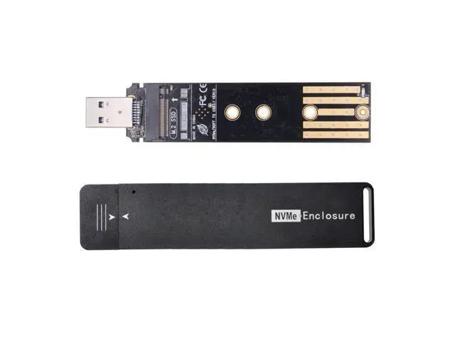 Alt view image 4 of 6 - M.2 to USB 3.1 Adapter,NVME M-Key M.2 NGFF SATA SSD to USB 3.0 Type A Converter Adapter RTL9210B Chipset
