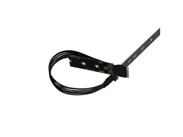 Alt view image 2 of 6 - M22EF-S PCIE5.0 X4 SSD Adapter Cable M.2 Mkey Extender 128Gbps Compatible with M.2 NVME 2280 22110 SSD (15CM)