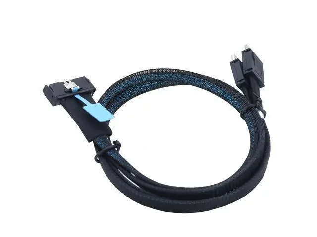 Alt view image 2 of 6 - Gen5 MCIO 8X 8I 74P to 2 Oculink SFF-8611 4I Server Cable High-Speed 32GT/s Support PCIe4.0 PCIe5.0 (50cm)