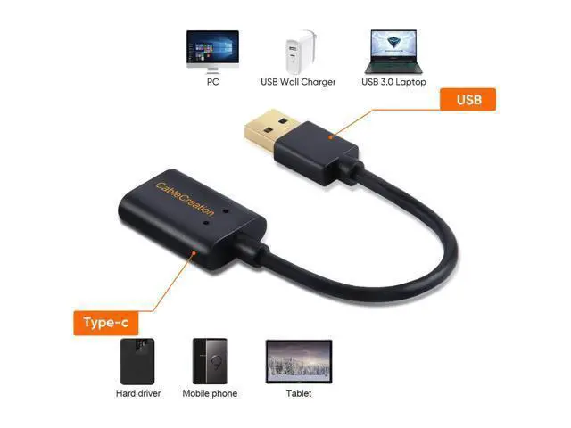 Alt view image 5 of 7 - [3-Pack USB C Female to USB Male Adapter Cable, 5Gbps USB 3.1 to USB C Adapter Compatible with Oculus Quest Link Logitech StreamCam, etc