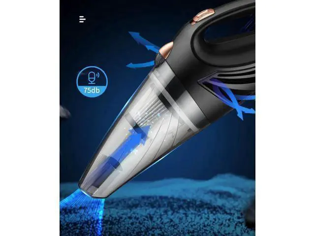 Alt view image 7 of 7 - Car Vacuum Cleaner Portable High Power Mini Handheld Wireless Vacuum Cleaner
