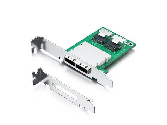 Alt view image 4 of 5 - Internal SFF-8087 to External SFF-8088 MiniSAS Adapter, Dual Ports for Server Storage RAID Controller