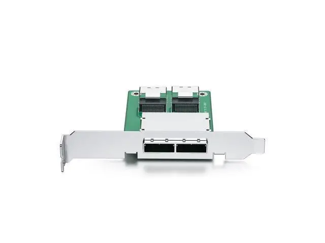 Alt view image 5 of 5 - Internal SFF-8087 to External SFF-8088 MiniSAS Adapter, Dual Ports for Server Storage RAID Controller