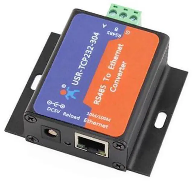 Main image of Single Port Serial Server RS232 RS485 RS422 Serial to Ethernet Converter DC 5V Transparent Transmission Between RS232/RS485/RS422 Ethernet Serial Data Communication Device (TCP232-304 RS485 Port)