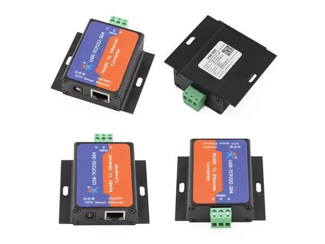 Alt view image 2 of 7 - Single Port Serial Server RS232 RS485 RS422 Serial to Ethernet Converter DC 5V Transparent Transmission Between RS232/RS485/RS422 Ethernet Serial Data Communication Device (TCP232-304 RS485 Port)