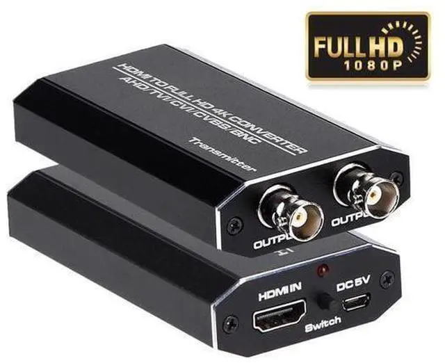 Main image of HDMI to Dual AHD Converter Adapter, with AHD Loopout 500M Repeater, HDMI to AHD Video Adapter for AHD DVR NVR Video Recorder