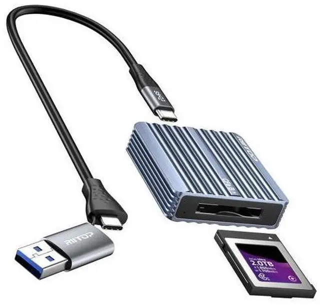 Main image of CF Express Type B Card Reader USB C to CFexpress Type-B Memory Card Adapter up to 10Gbps