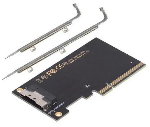 Main image of PCIe 3.0/4.0 X8 to SFF-8654 8i PCI Express Expansion Card Adapter for eGPU External Graphics Card & SSD with 8cm/12cm Slot Bracket