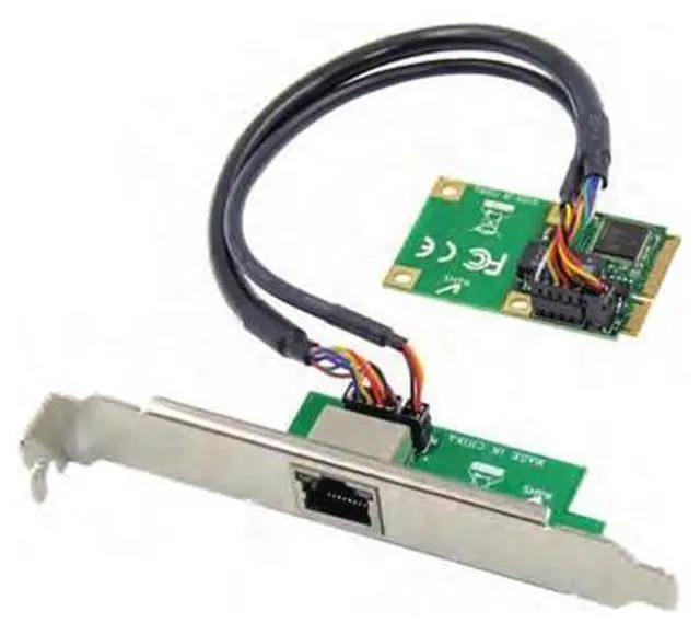 Main image of mini PCIe to Single port RJ45 Gigabit Ethernet NIC Network Card Mini PCIE Gigabit RJ45 LAN server network card 1000M to mpcie