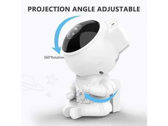 Alt view image 6 of 7 - Star Projector Astronaut Lamp with Mini Astronaut and Remote for Gaming Room,Kid Adults Bedroom