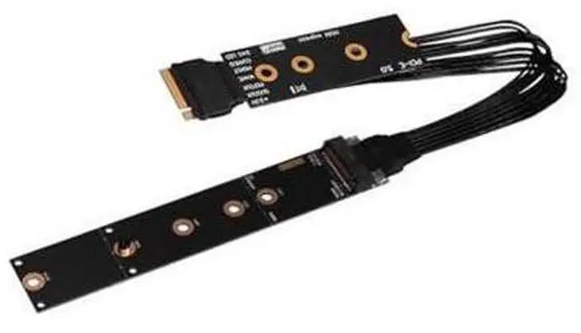 Main image of M22EF-S PCIE5.0 X4 SSD Adapter Cable M.2 Mkey Extender 128Gbps Compatible with M.2 NVME 2280 22110 SSD (20CM)