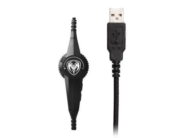 Alt view image 6 of 7 - Black Gaming Headset Wired Headphones with Noise Cancelling Mic for Computer