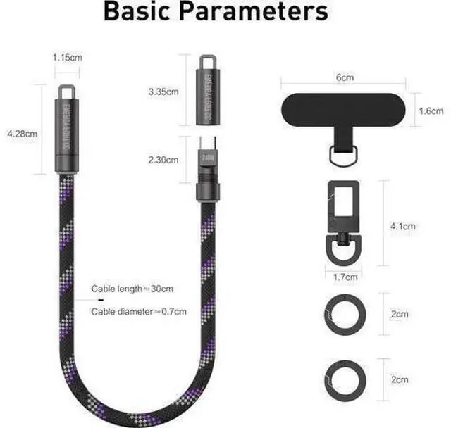 Alt view image 3 of 6 - Silicone Case with Hand Wrist Strap Lanyard for 240W Charging Cable Compatible with Anker Laptop Power Bank 25,000mAh 165W