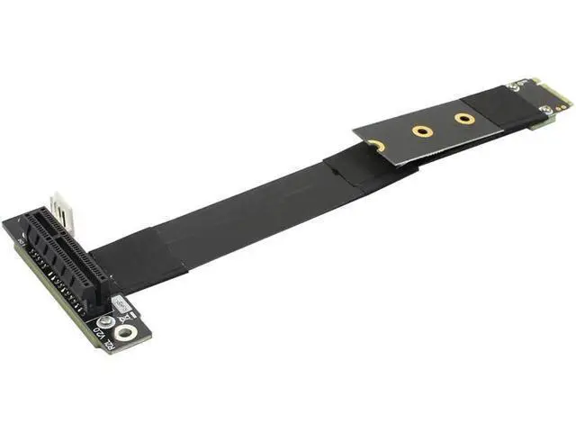 Alt view image 4 of 6 - ADT-R42 Series PCI-E 4X to M.2 NGFF NVMe M Key 2280 Riser Card 32G/BPS PCIe 3.0 x4 High Speed M2 Key-M PCI-Express Extension Cable (R42SL 30CM)
