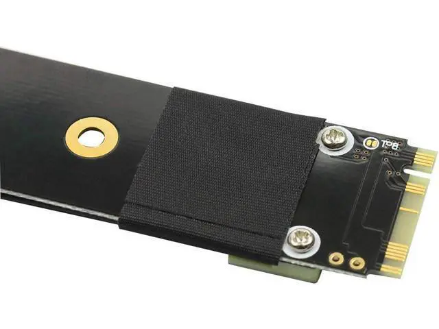 Alt view image 6 of 6 - ADT-R42 Series PCI-E 4X to M.2 NGFF NVMe M Key 2280 Riser Card 32G/BPS PCIe 3.0 x4 High Speed M2 Key-M PCI-Express Extension Cable (R42SL 30CM)