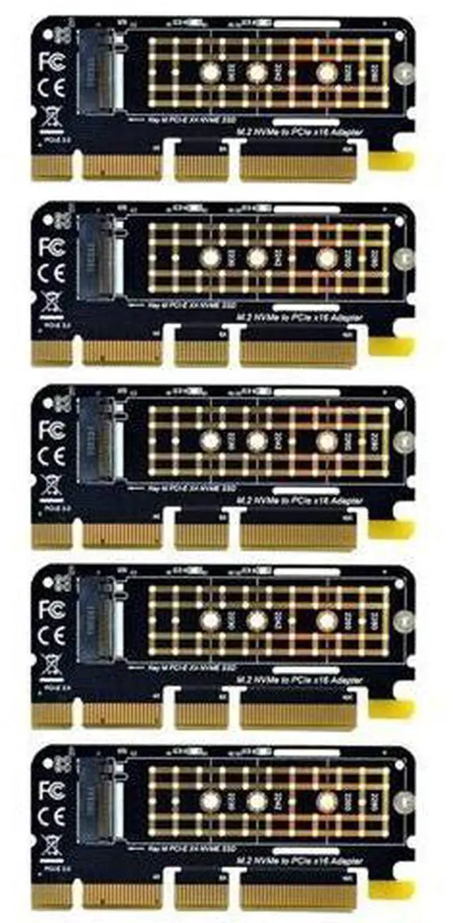 Main image of FOR 5PCS M.2 NVME Adapter M.2 M2 NVME PCIE To M2 Adapter PCI Express X16 X8 X4 SSD M.2 PCI-E Expansion Card