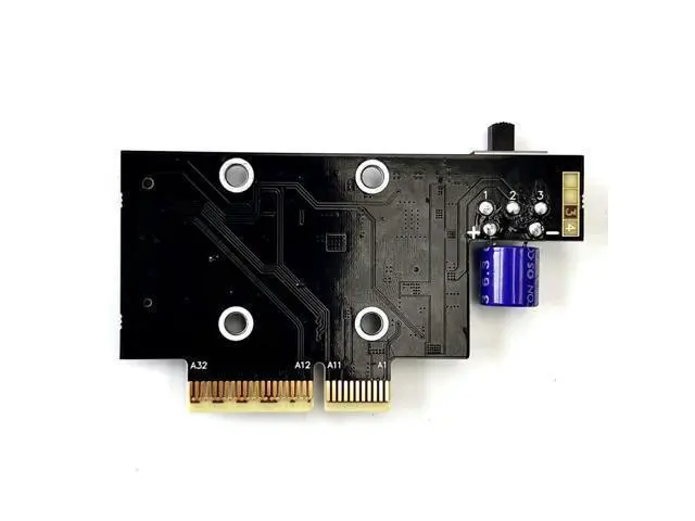Alt view image 7 of 7 - ADT PCIe 5.0 x4 to M.2/M.3 NVME SSD Adapter Card 128G/bps with Bracket Compatible with M.2 NVMe 2230 2242 2260 2280 22110 SSD (R24B)