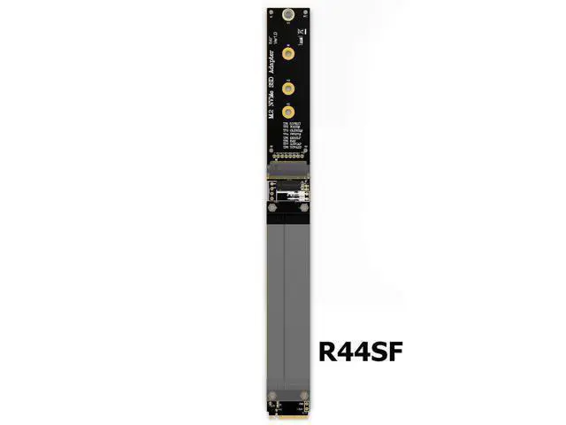 Alt view image 2 of 5 - R44SF / R24SF M.2 NVMe SSD Extension Cable Solid State Drive Riser Card Support M2 to PCI Express 3.0 X4 PCIE Full Speed 32G/BPS(R44SF 20CM)