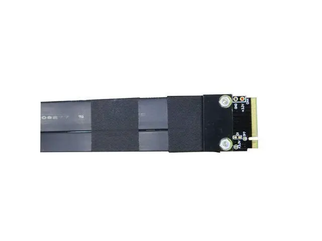 Alt view image 4 of 5 - R44SF / R24SF M.2 NVMe SSD Extension Cable Solid State Drive Riser Card Support M2 to PCI Express 3.0 X4 PCIE Full Speed 32G/BPS(R44SF 20CM)