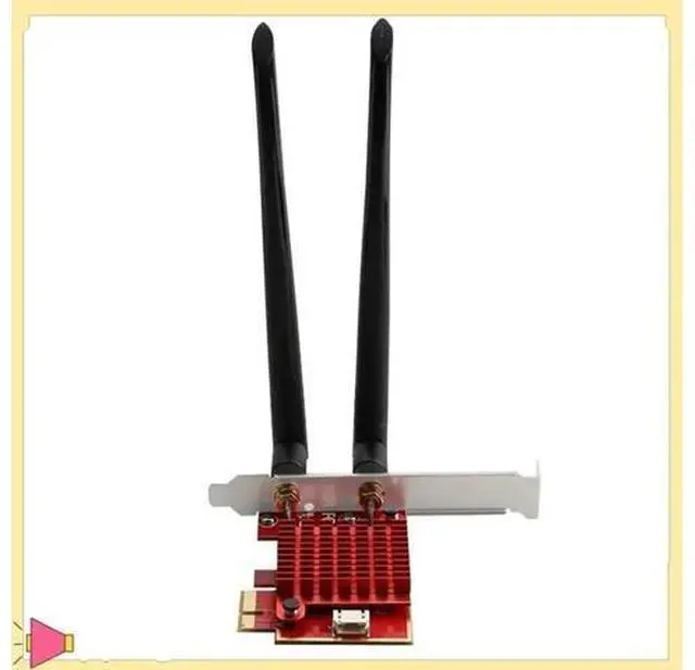 Main image of 6 AX210 Wireless Network Adapter Pcie Wireless Network Card Tri Band 2.4G/5.0G/5.8Ghz 5374Mbps Card For Win10