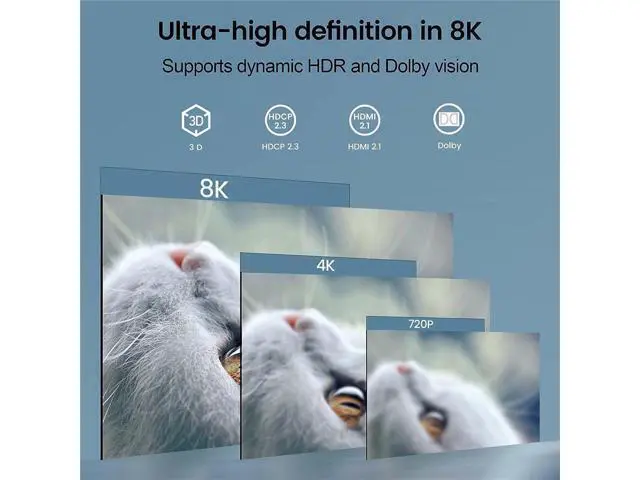 Alt view image 5 of 7 - HDMI 2.1 Switcher 5 in 1 out 8K/60Hz HDMI Splitter for XBOX 360 PS4 Smart Box 5 in 1 out HDMI 2.1 Switch Adapter Supports Ultra HD Dolby Vision, 48Gbps, HDR10, HDCP 2.3 & 3D - OZ8Q5