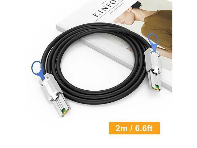 Alt view image 6 of 7 - External Mini SAS 26pin (SFF-8088) Male to Mini SAS 26 (SFF-8088) Male Cable, 2.0M