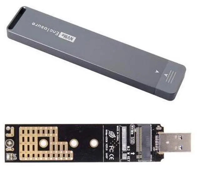 Main image of CY USB 3.0 NVME Adapter M-Key M.2 NGFF SSD External PCBA Conveter RTL9210 Chipset with Case