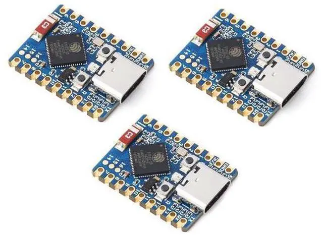 Main image of 3PCS ESP32-S3 Mini Development Board, Based On ESP32-S3FH4R2, Onboard Multi-Function GPIO Pins, Dual-Core Processor, 240MHz Running Frequency, 2.4GHz Wi-Fi & BLE 5