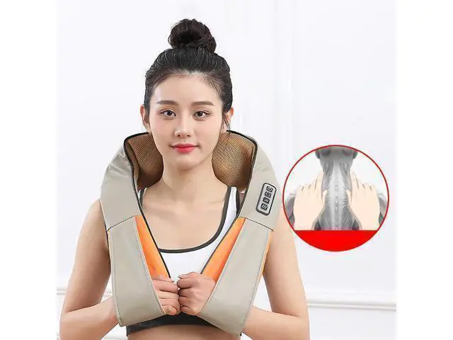 Alt view image 3 of 7 - Massagers for Neck and Back Pain Relief, Great Gifts for Women/Men/Dad/Mom Birthday Black