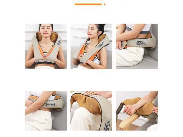 Alt view image 4 of 7 - Massagers for Neck and Back Pain Relief, Great Gifts for Women/Men/Dad/Mom Birthday Black