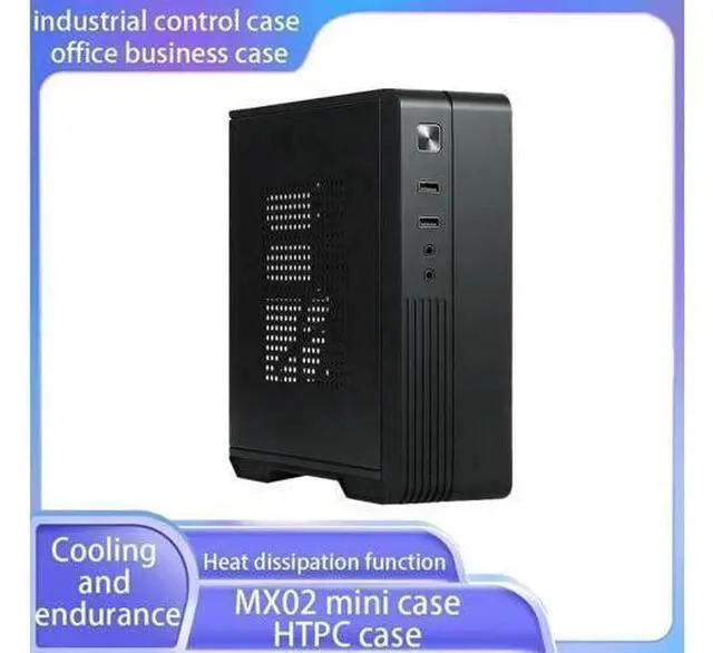 Main image of Mini-ITX Case HTPC Case Industrial Control Case Office Business Case Exquisite and Compact Heat Dissipation Function PC Chassis