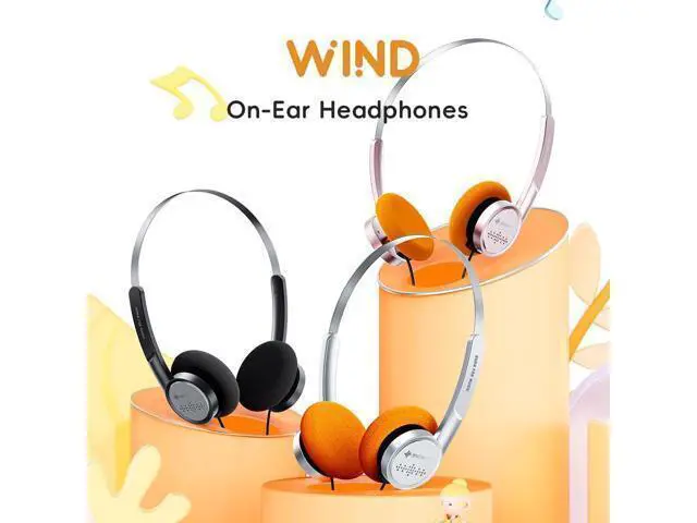 Alt view image 4 of 6 - Snowsky Wind 3.5mm ON-Ear Headphones for Recording Gaming with Microphone, 40mm Diaphragms Driver,HiFi Sound (Silver)