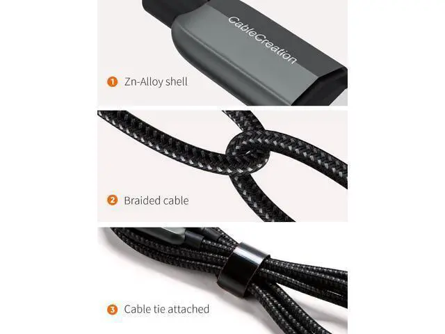 Alt view image 5 of 7 - 6.6FT USB C to USB C Cable 2-Pack PD 100W with LED Display, Durable USB C Cable Braided with Display for iPad Air, Pro, MacBook Pro, Galaxy S23 Pixel Steam Deck PS5 2m Black