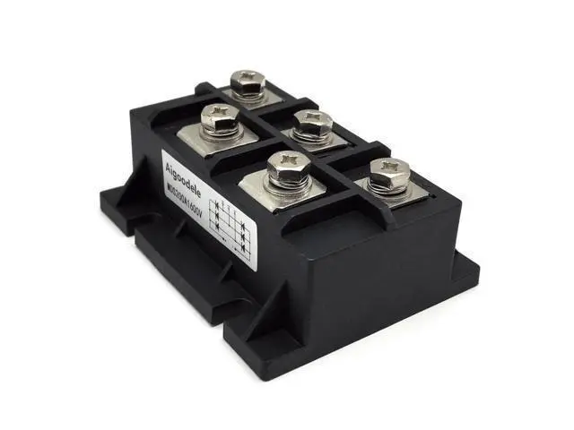 Alt view image 3 of 7 - MDS200-16 200A 1600V Three Phase Bridge Rectifier Module, AC to DC Converter for CNC, Motor Drives, Power Supply with Efficient Heat Dissipation
