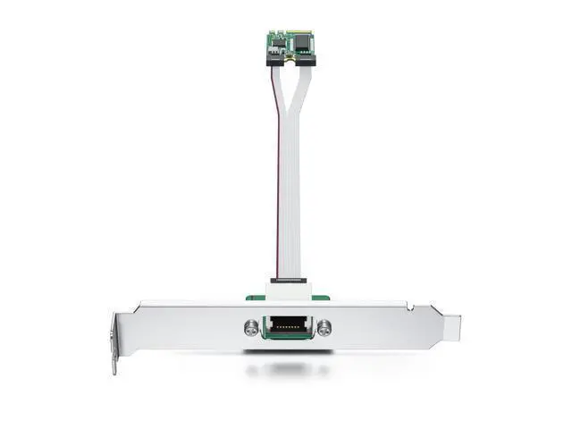 Alt view image 3 of 5 - H!Fiber M.2 A+E Key 2.5G Ethernet Network Card, Realtek RTL8125 Controller, 10/100/1000/2500 Mbps Single RJ45 Port, PCIe X1, with 0.18m(0.59ft) Cable, 2.5 Gigabit NIC for Windows/Windows Server/Linux