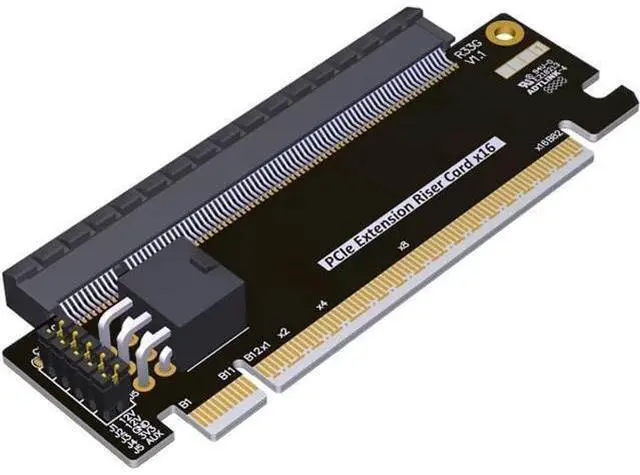 Main image of ADT-R33G PCIe 5.0x16 Half Height to Full Height Extension Card Test Adapter Protection Card Compatible with gen3 gen4 gen5