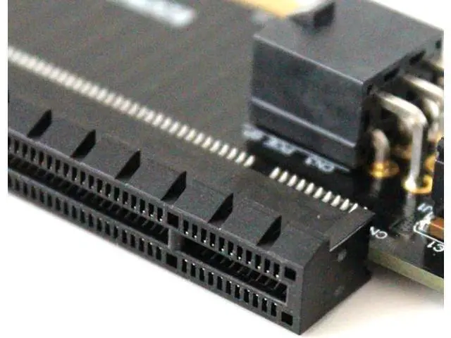 Alt view image 5 of 5 - ADT-R33G PCIe 5.0x16 Half Height to Full Height Extension Card Test Adapter Protection Card Compatible with gen3 gen4 gen5