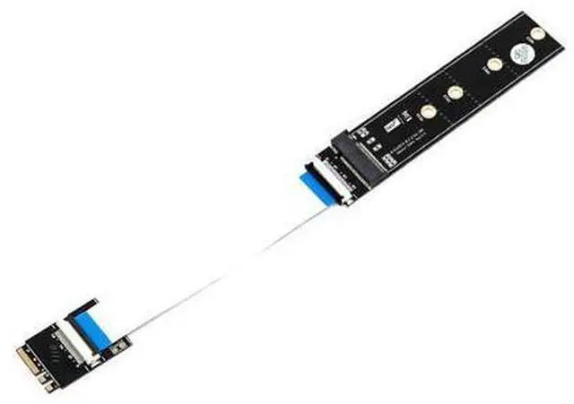 Main image of M.2 NGFF Key M to Key A+E Extension Cable Adapter Card with High Speed FPC Cable for 2230/2242/2260/2280 Laptop SSD Adapter