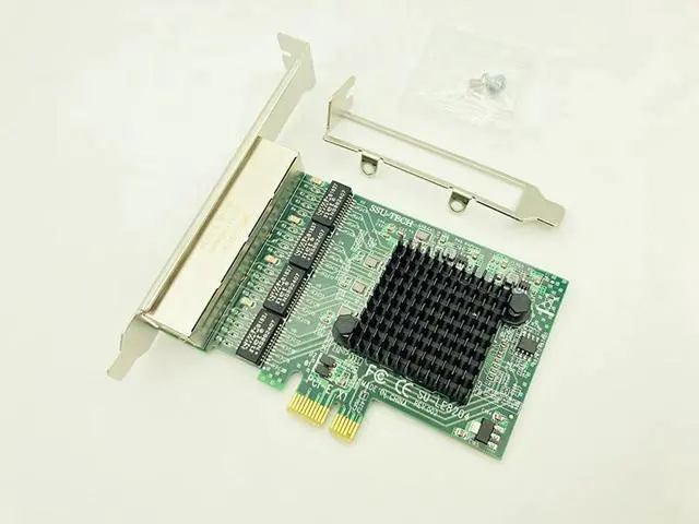 Alt view image 2 of 6 - Network Cards Internet Ethernet Adapter/Card LAN PCI-E Network Card/Adapter Realtek RJ-45 PCIE X1 Enternet for Computer