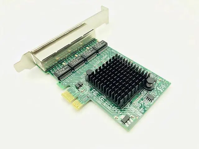 Alt view image 3 of 6 - Network Cards Internet Ethernet Adapter/Card LAN PCI-E Network Card/Adapter Realtek RJ-45 PCIE X1 Enternet for Computer